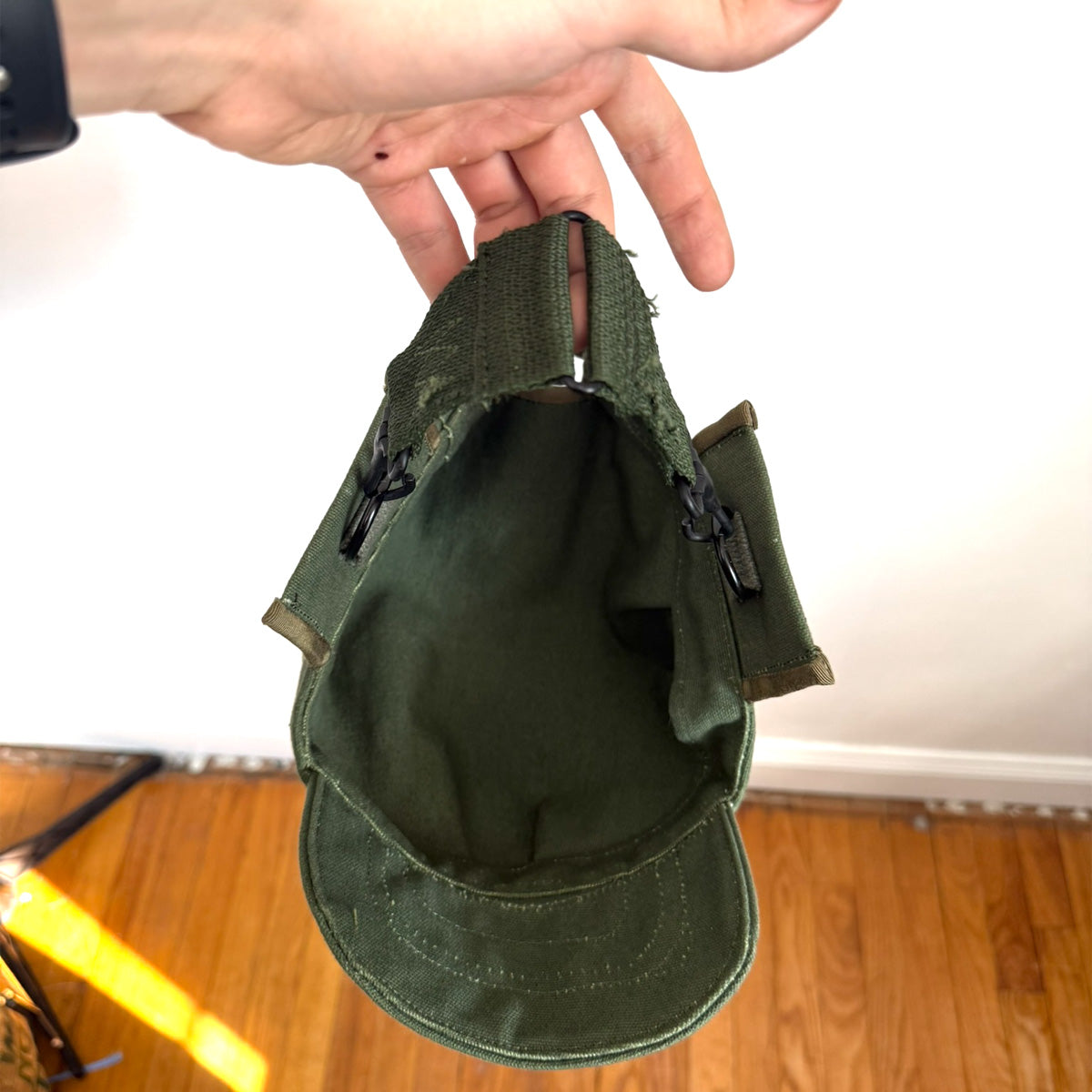 "Unfaded green" Utility cap