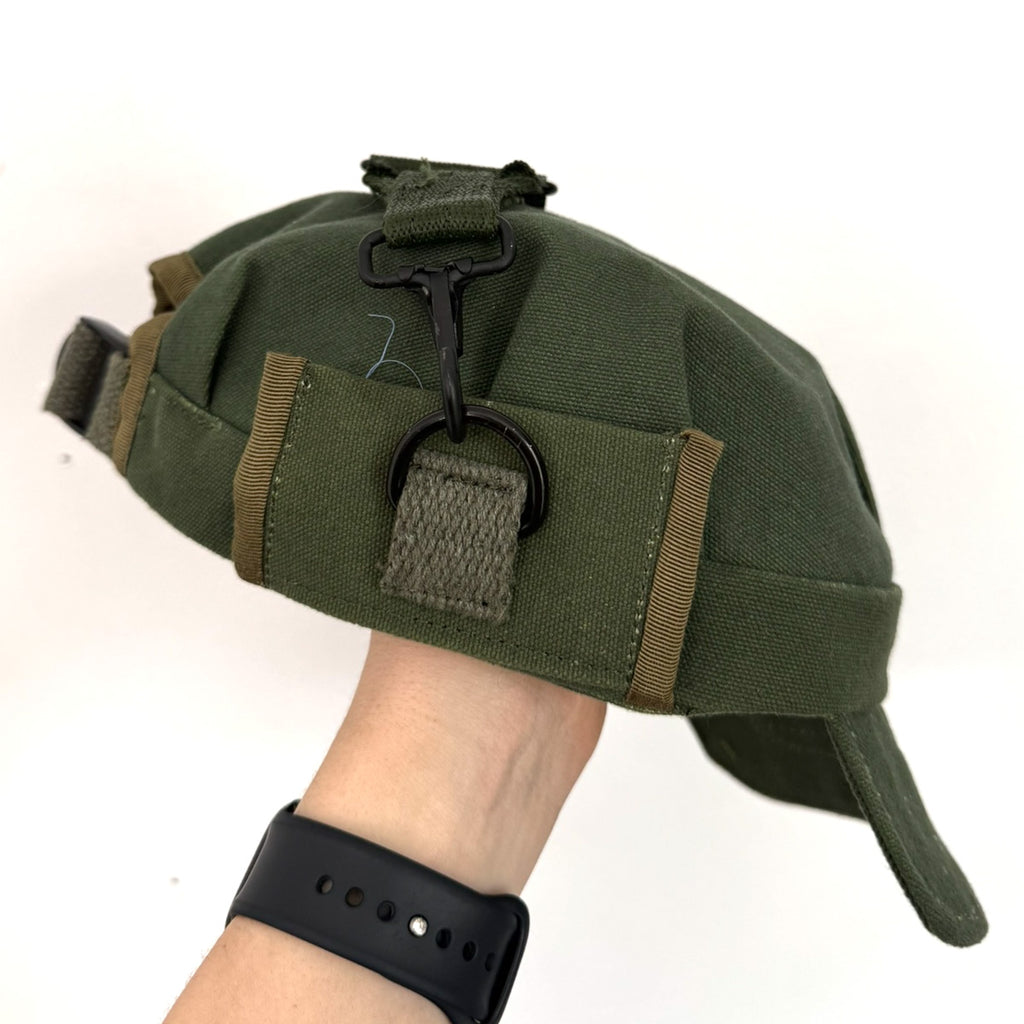 "Unfaded green" Utility cap