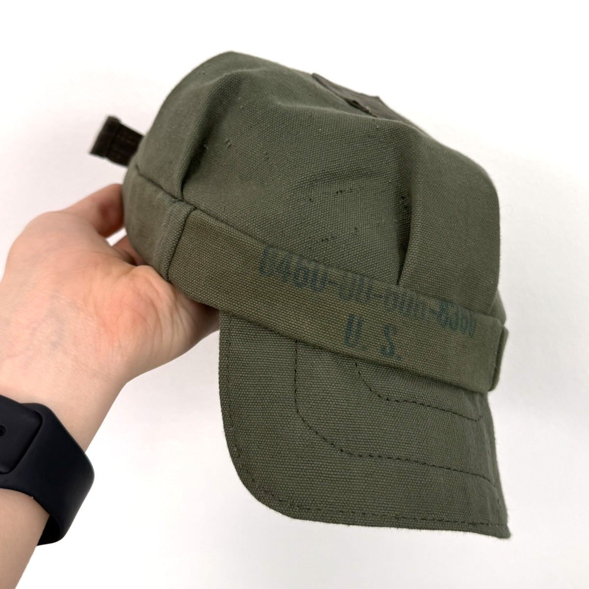 "U.S Text" Utility cap