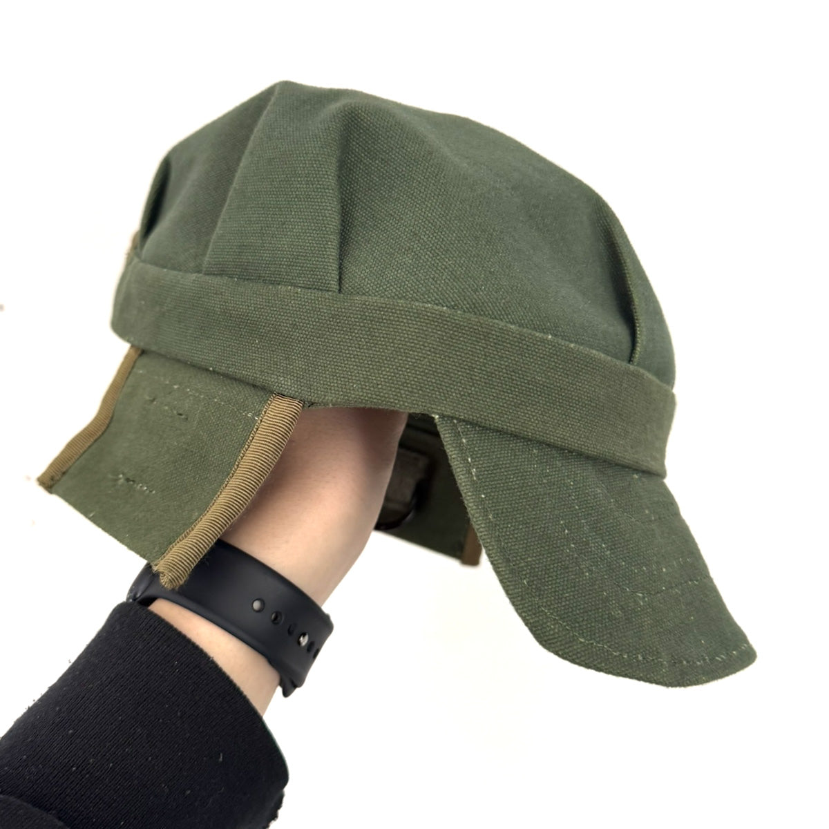 "Unfaded green" Utility cap